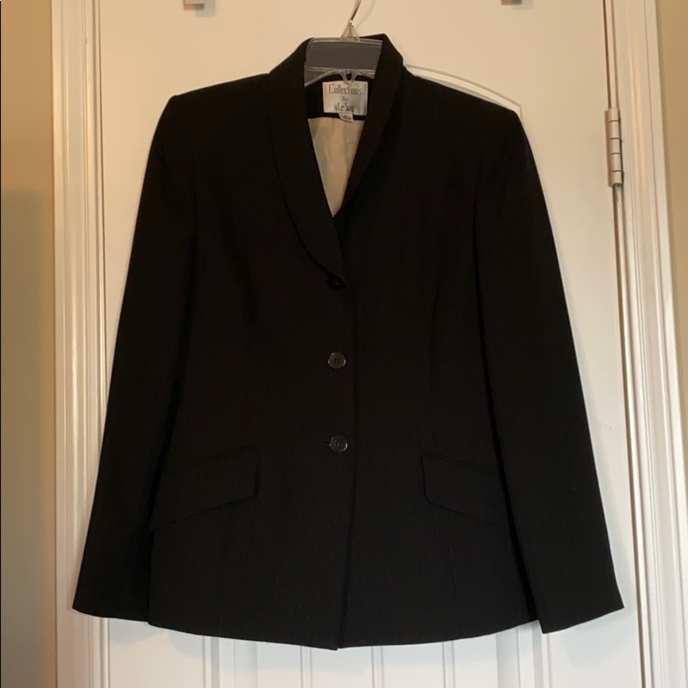 2 Pc. Black Pin Stripe Suit